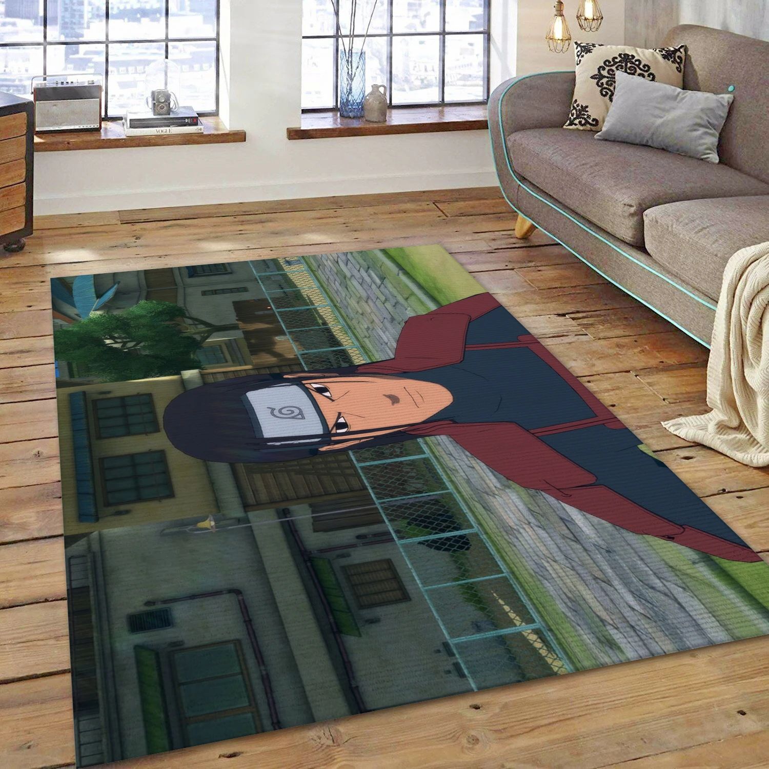 Hashirama Video Game Area Rug For Christmas, Living Room Rug - Home Decor Floor Decor - Indoor Outdoor Rugs