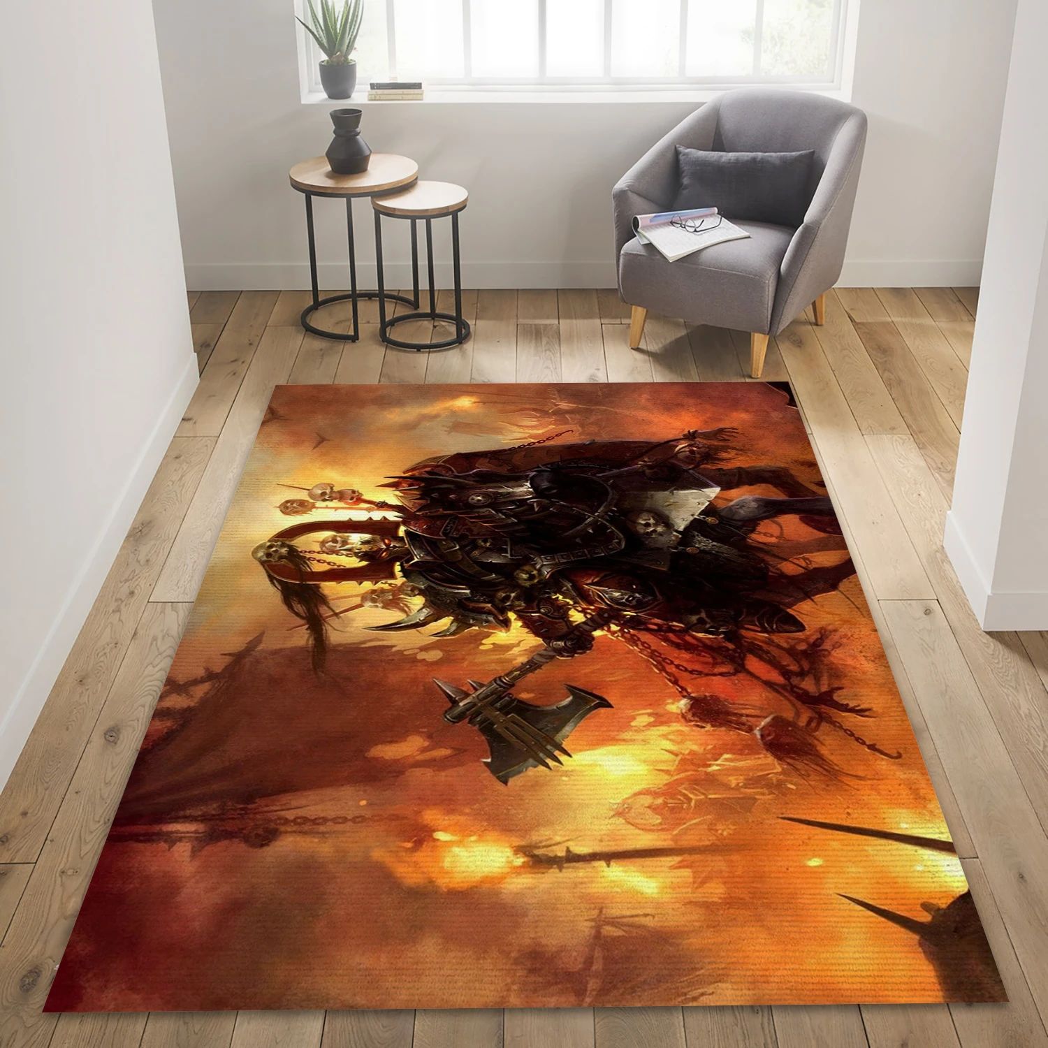 Warhammer Online Age Of Reckoning Video Game Reangle Rug, Bedroom Rug - Home Decor Floor Decor - Indoor Outdoor Rugs