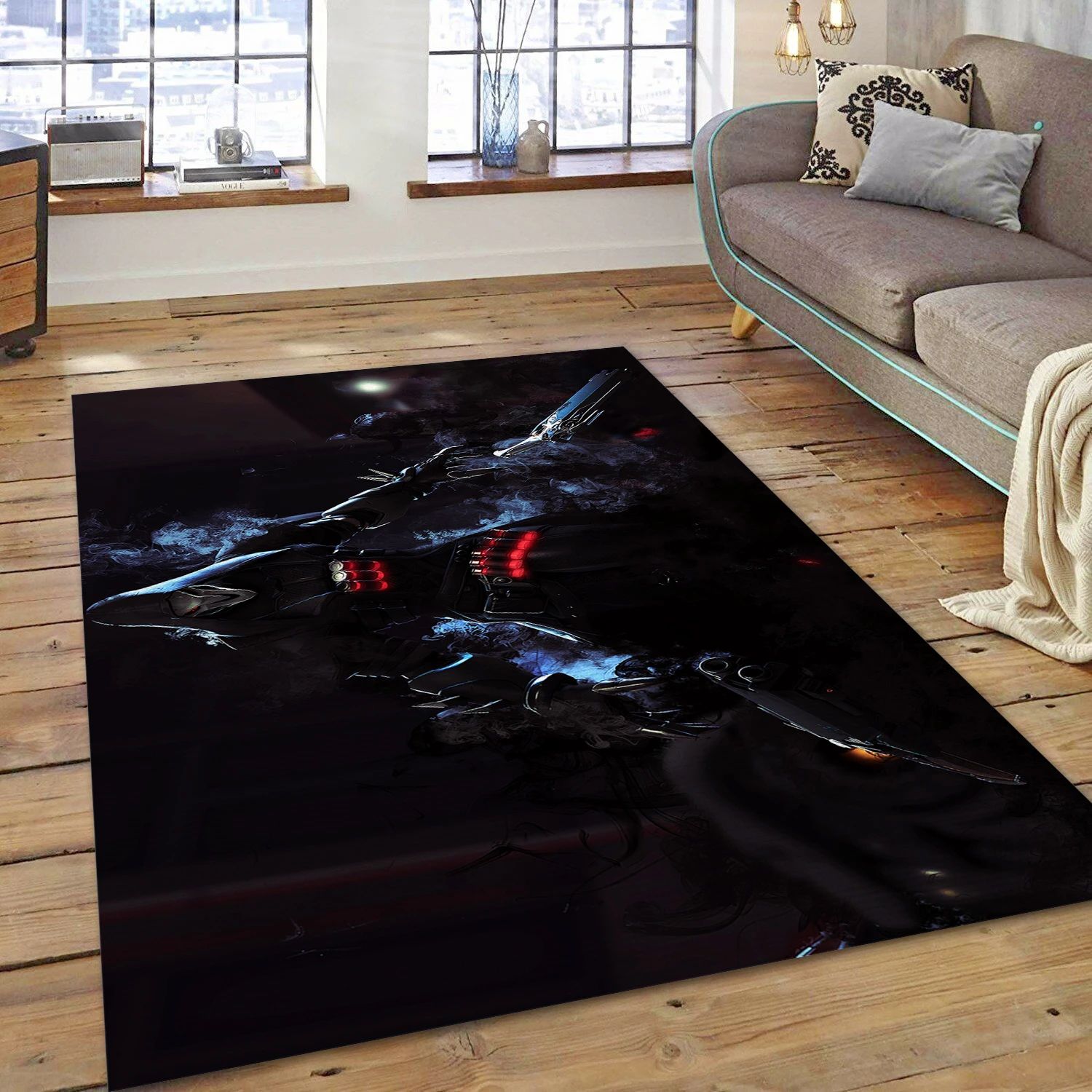 Reaper Overwatch Game Area Rug Carpet, Bedroom Rug - US Decor - Indoor Outdoor Rugs