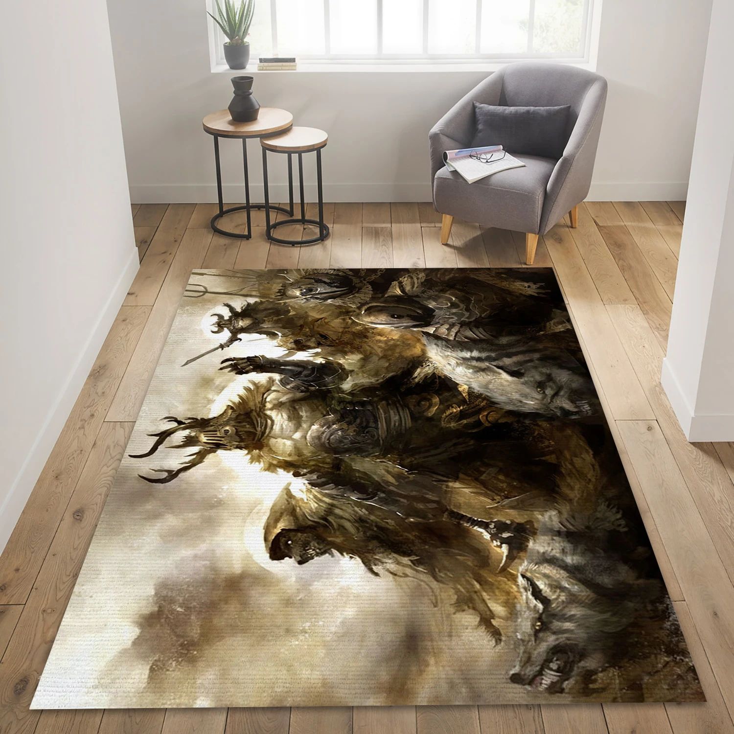 Death Hunt Warband Video Game Area Rug For Christmas, Living Room Rug - Family Gift US Decor - Indoor Outdoor Rugs