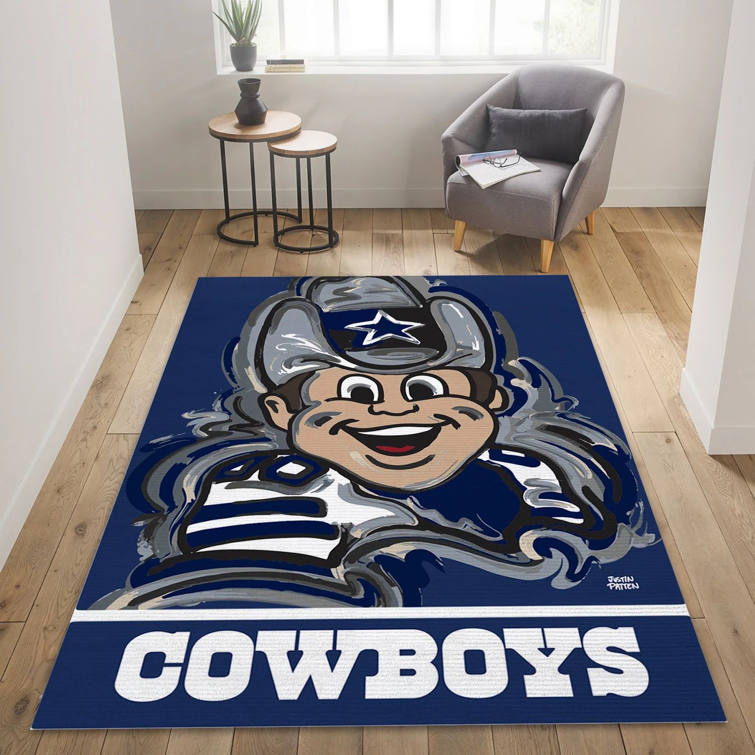 Dallas Cowboys  X NFL Reangle Area Rug, Living Room Rug - US Gift Decor - Indoor Outdoor Rugs