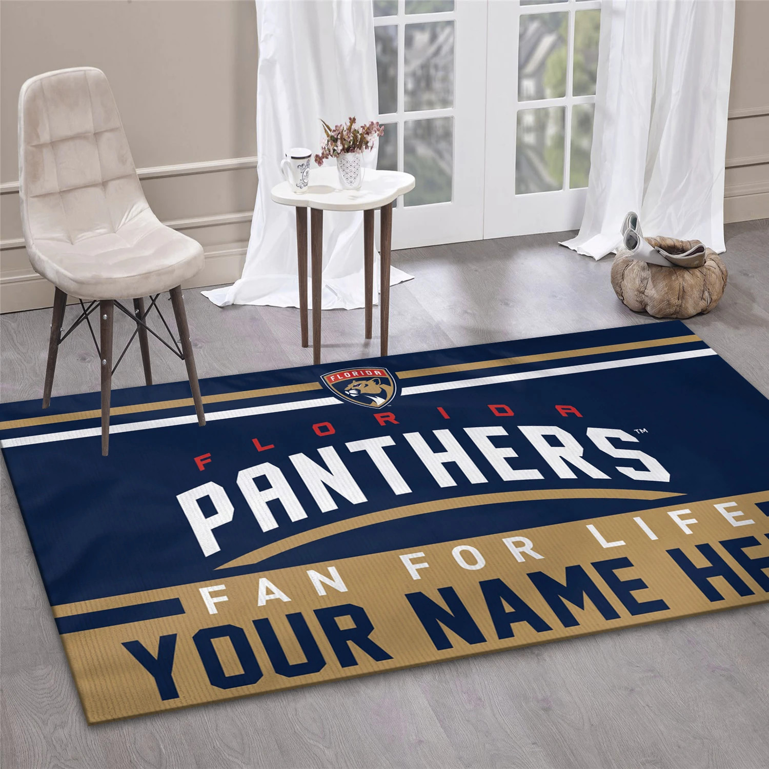 Florida Panthers Personal NHL Area Rug, Sport Living Room Rug - US Decor - Indoor Outdoor Rugs