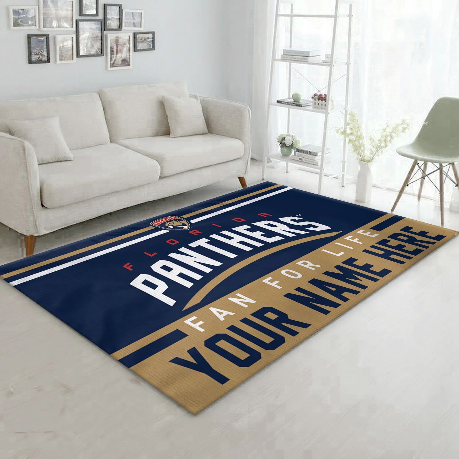 Florida Panthers Personal NHL Area Rug, Sport Living Room Rug - US Decor - Indoor Outdoor Rugs