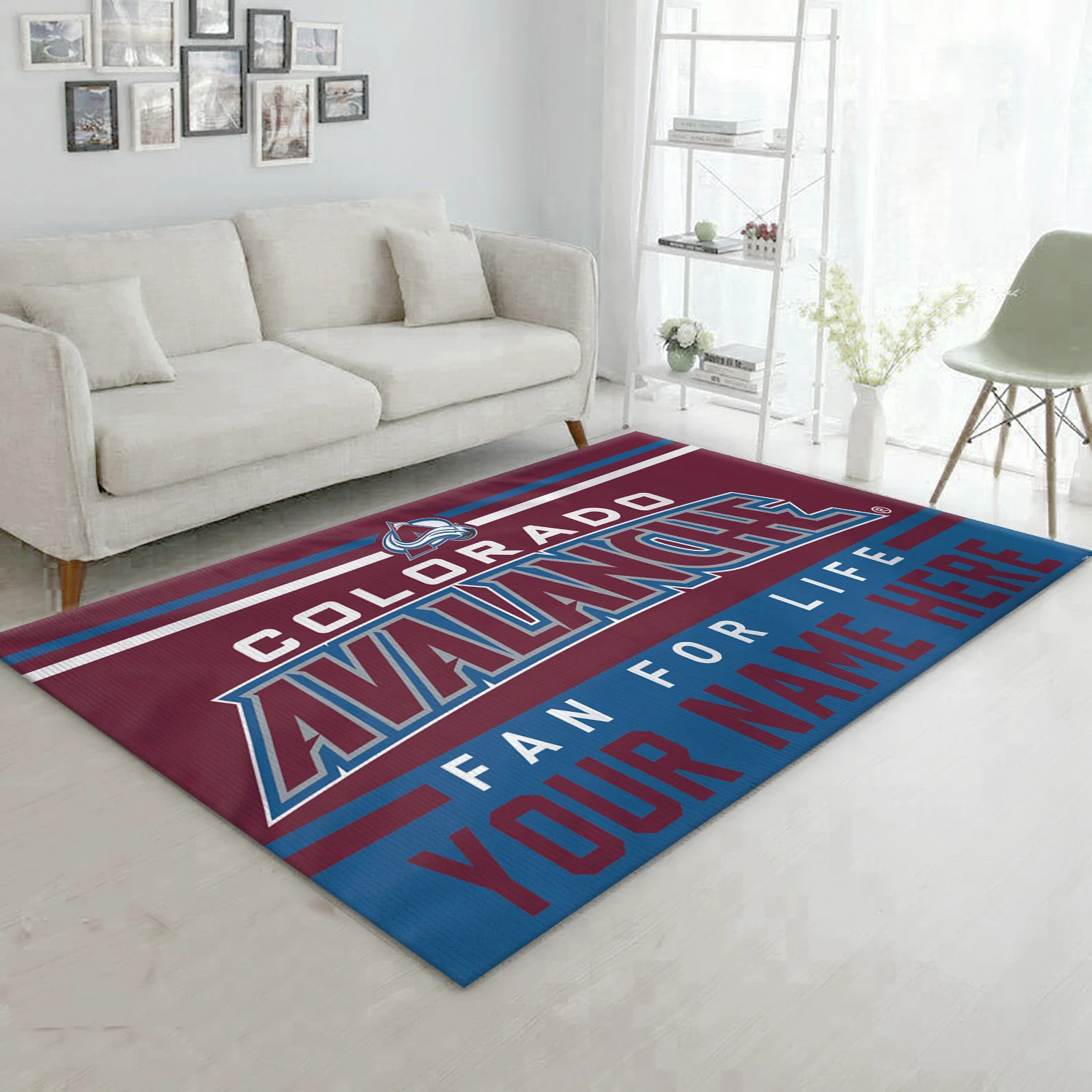 Colorado Avalanche Personal NHL Area Rug Carpet, Sport Living Room Rug - Home Decor - Indoor Outdoor Rugs