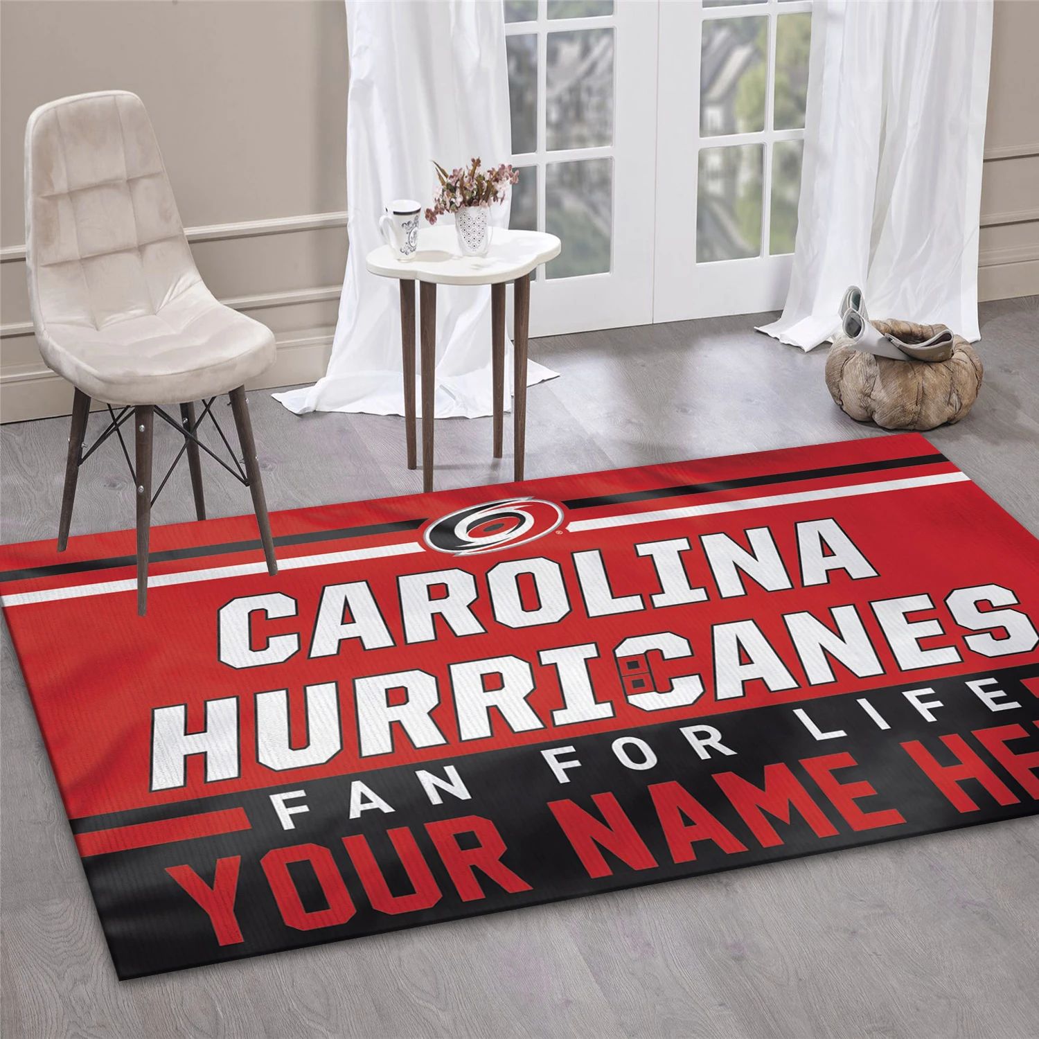 Carolina Hurricanes Personal NHL Area Rug, Sport Living Room Rug - Home Decor - Indoor Outdoor Rugs