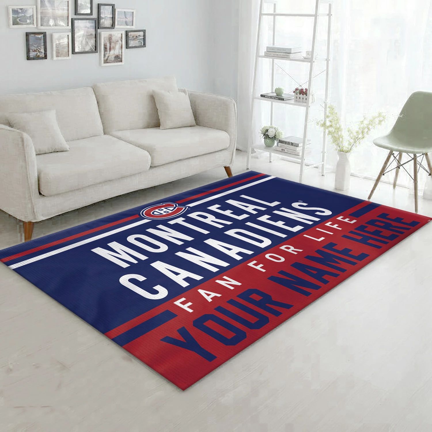 Montreal Canadiens Personal NHL Team Logo Area Rug, Sport Living Room Rug - US Decor - Indoor Outdoor Rugs