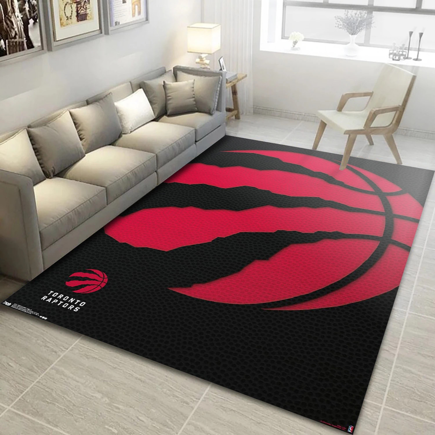 Toronto Raptors NBA Area Rug Carpet, Living Room Rug - US Decor - Indoor Outdoor Rugs