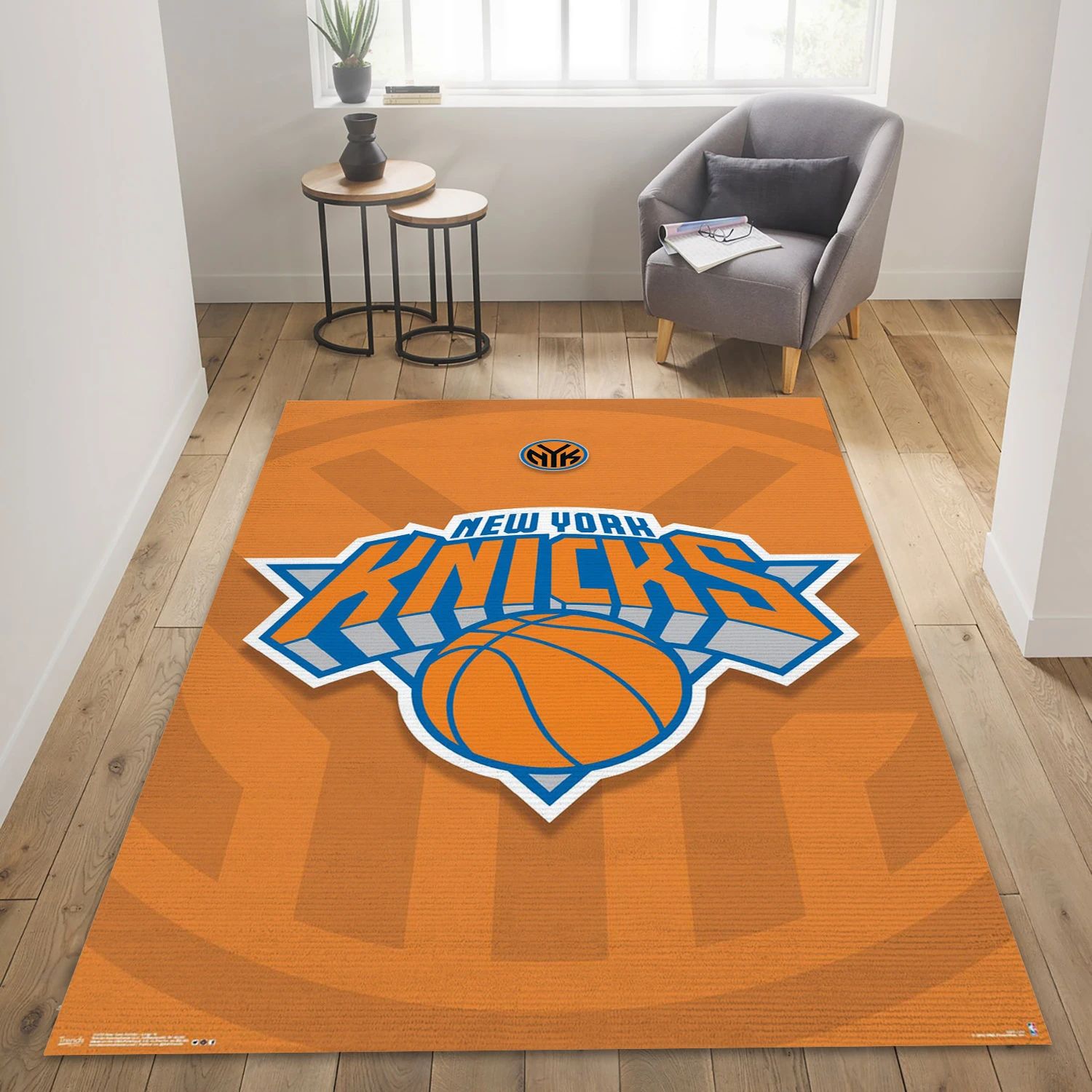 New York Knicks NBA Area Rug, Living Room Rug - Home Decor - Indoor Outdoor Rugs