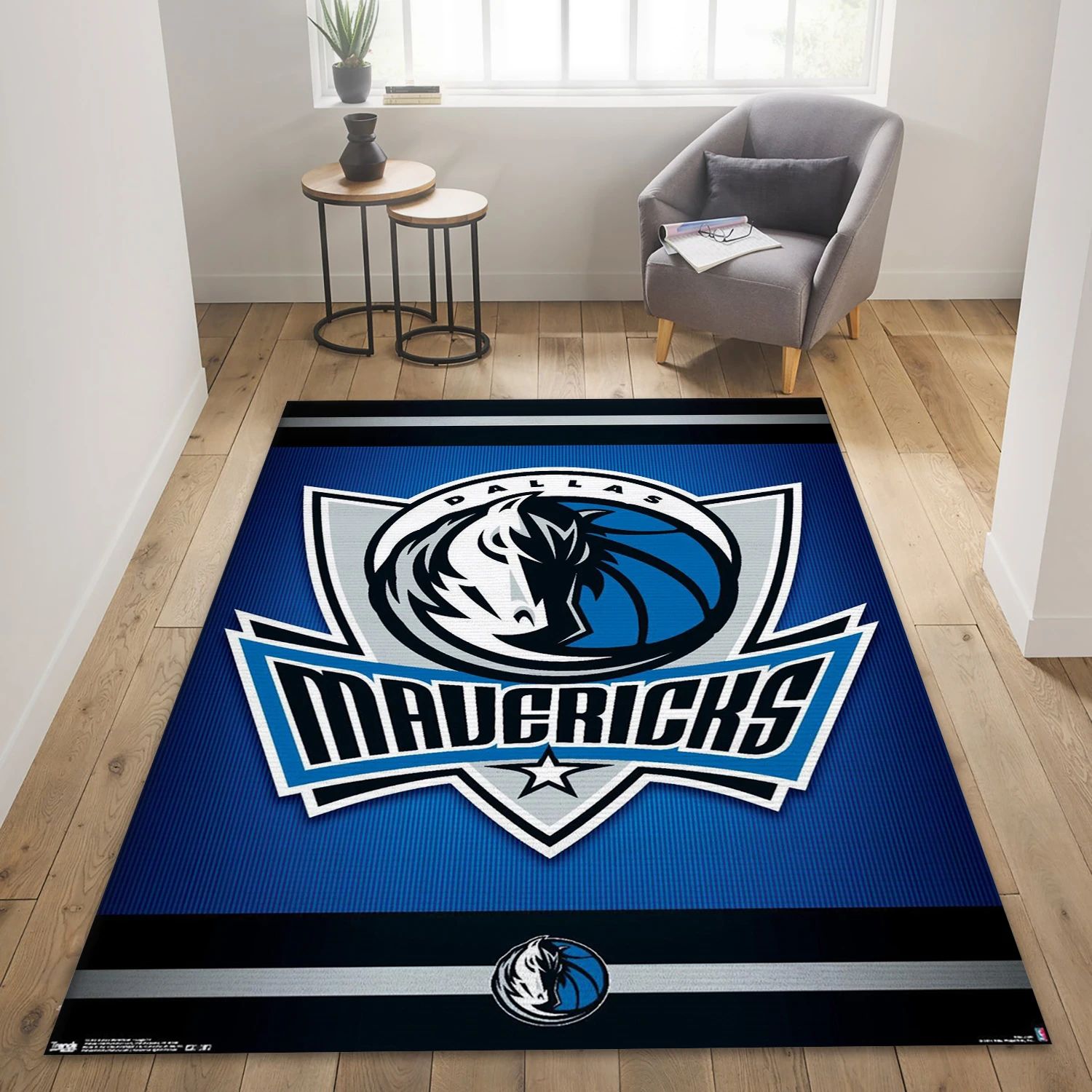 Dallas Mavericks NBA Area Rug For Christmas, Living Room Rug - Home Decor - Indoor Outdoor Rugs