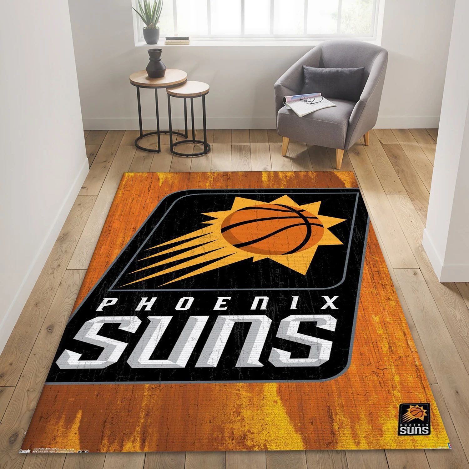 Phoenix Suns NBA Area Rug, Living Room Rug - US Decor - Indoor Outdoor Rugs