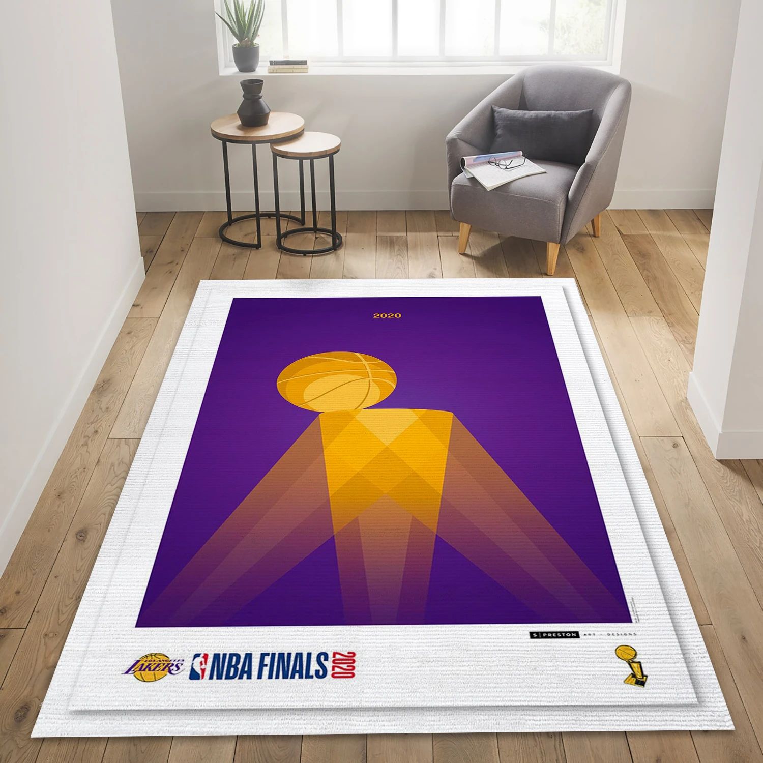 Los Angeles Lakers Nba Finals Champions NBA Area Rug Carpet, Living Room Rug - Home Decor - Indoor Outdoor Rugs