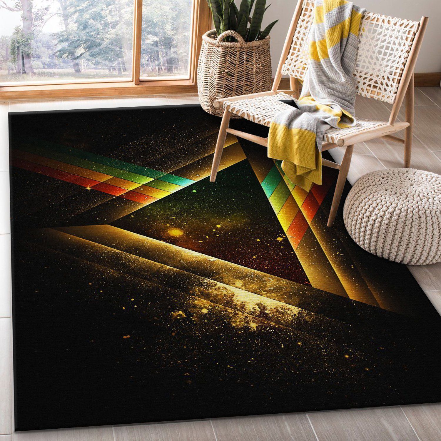 Pink Floyd Painting Rug Living Room Rug Home Decor Floor Decor - Indoor Outdoor Rugs