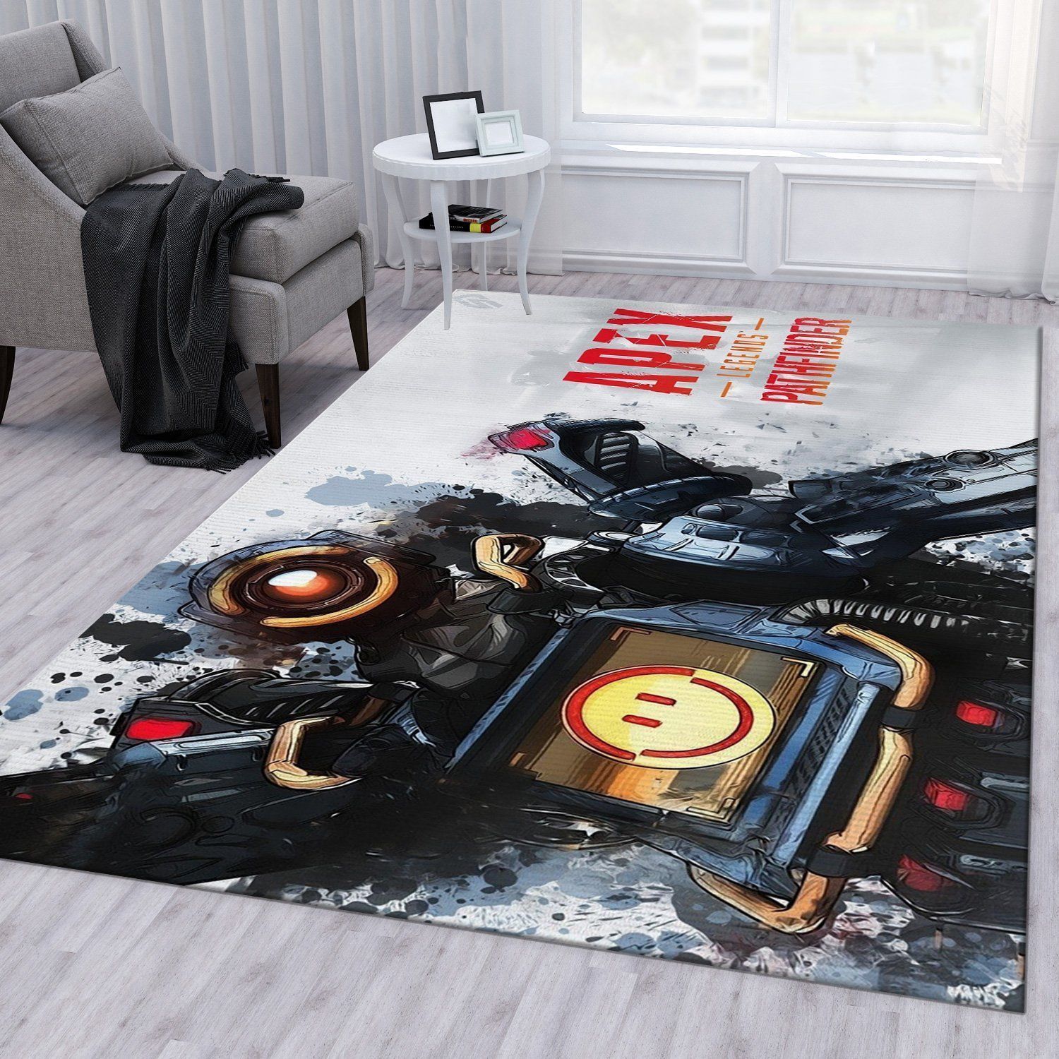 Apex Legends Pathfinder Gaming Area Rug Living Room Rug Christmas Gift US Decor - Indoor Outdoor Rugs