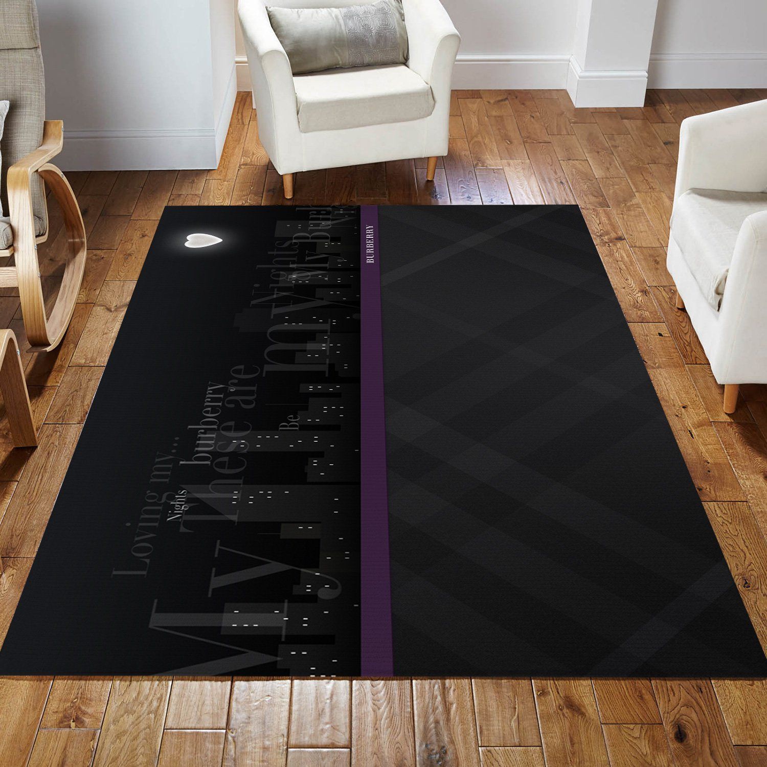 Burberry Ver4 Fashion Brand Area Rug Bedroom Rug Home US Decor - Indoor Outdoor Rugs