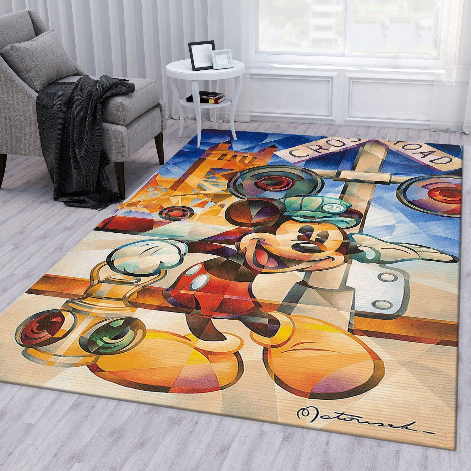 Happyengineer Disney Area Rug Bedroom Rug Home Decor - Indoor Outdoor Rugs