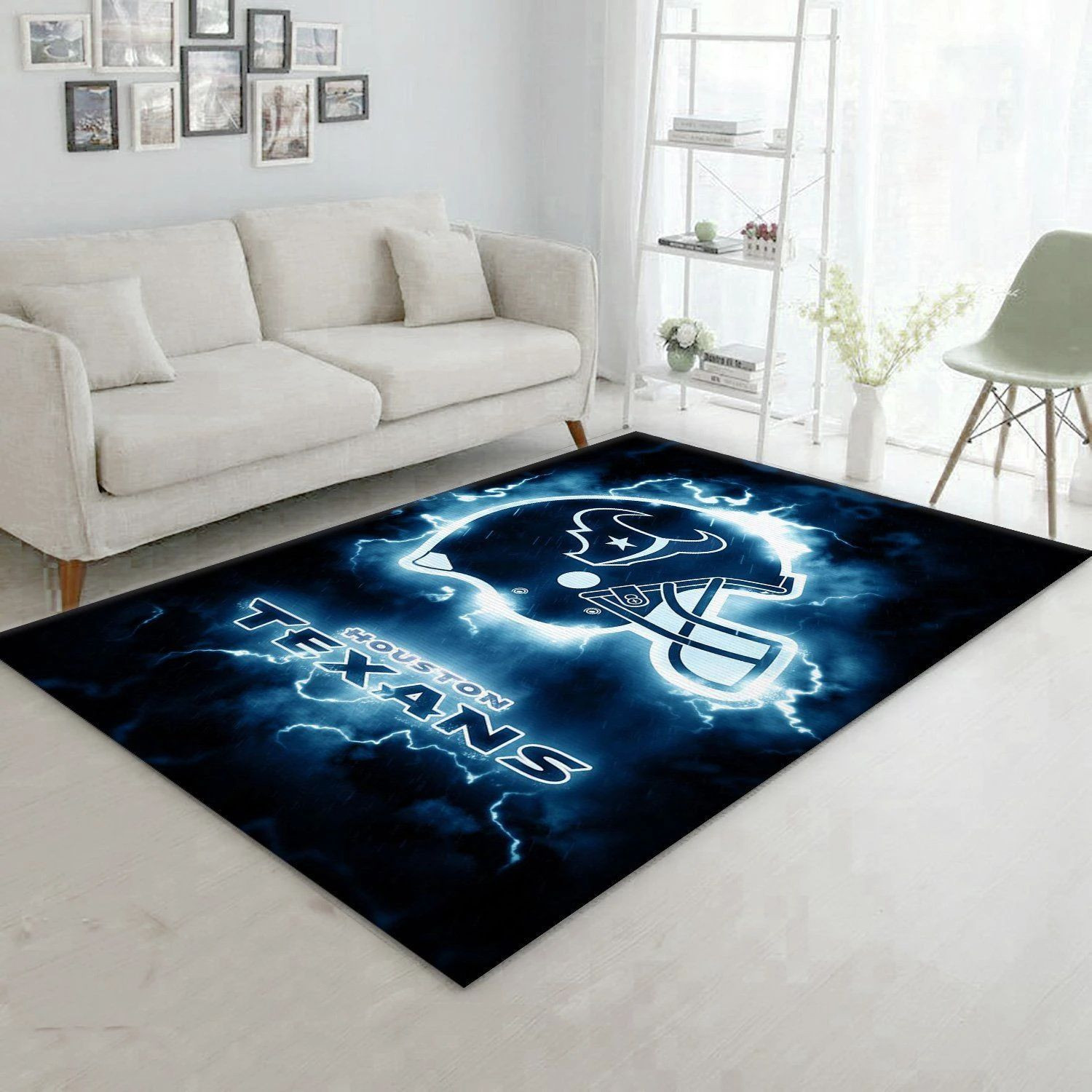 Houston Texans NFL Area Rug Living Room Rug Home US Decor - Indoor Outdoor Rugs