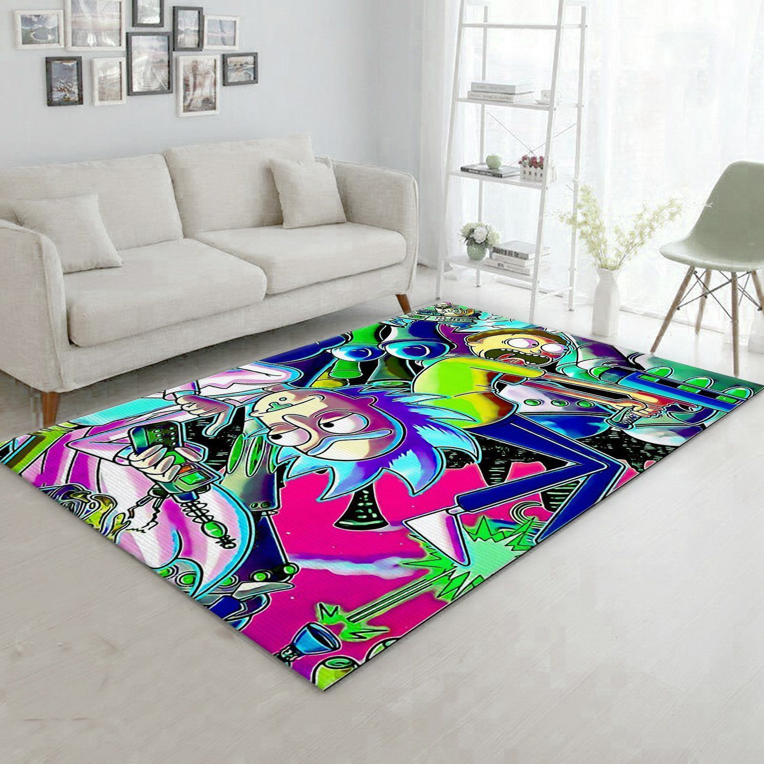 Rick And Morty Noel Gift Rug Living Room Rug Home Decor Floor Decor - Indoor Outdoor Rugs