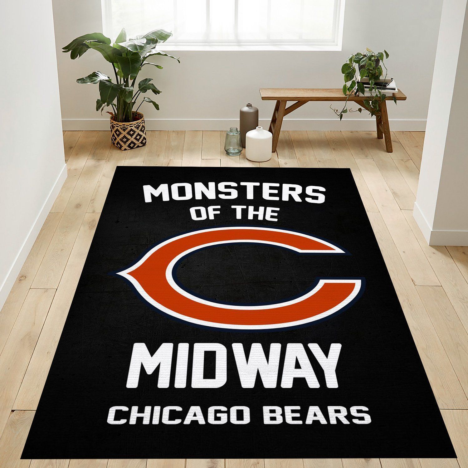 Monsters Of The Midway Nfl Logo Area Rug For Gift Living Room Rug US Gift Decor - Indoor Outdoor Rugs