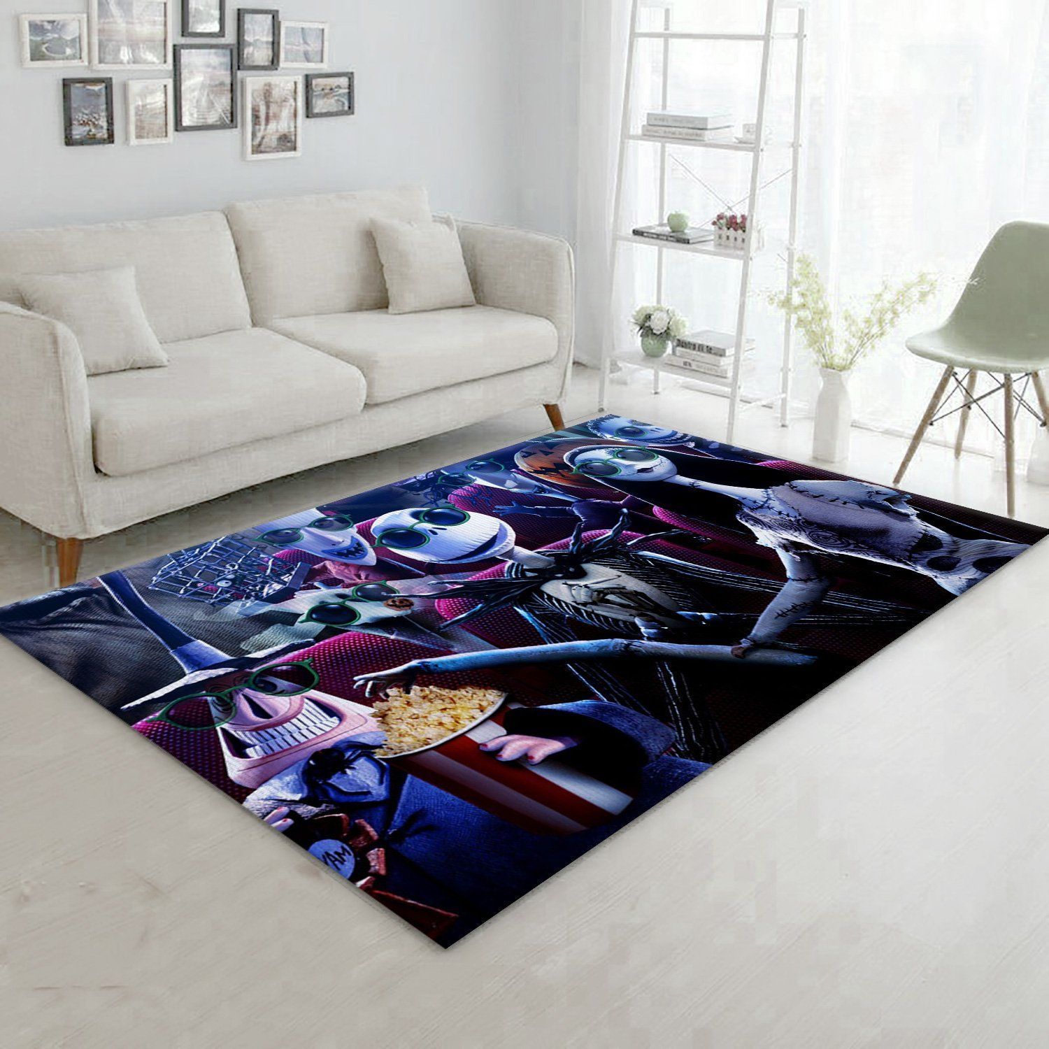 Nightmare Before Christmas Ver11 Area Rug For Christmas Bedroom Rug Christmas Gift US Decor - Indoor Outdoor Rugs