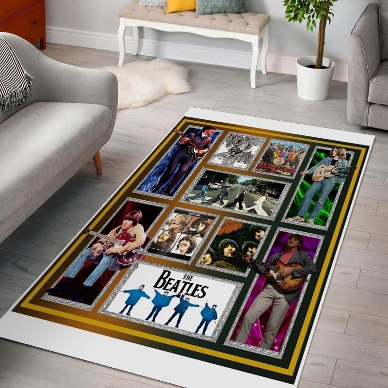 The Beatles V12 Living Rooms Area Rug For Christmas,  Bedroom, Home Decor - Indoor Outdoor Rugs