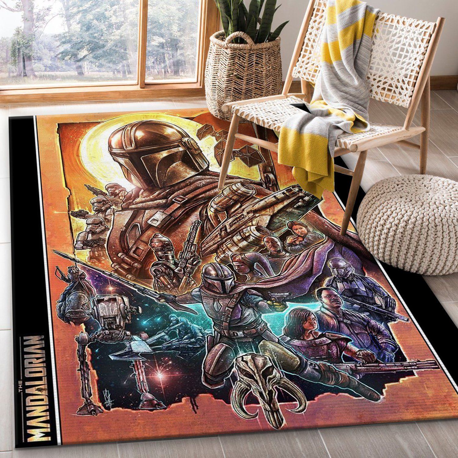 Mandalorian Baby Yoda Ver37 Rug Living Room Rug US Gift Decor - Indoor Outdoor Rugs