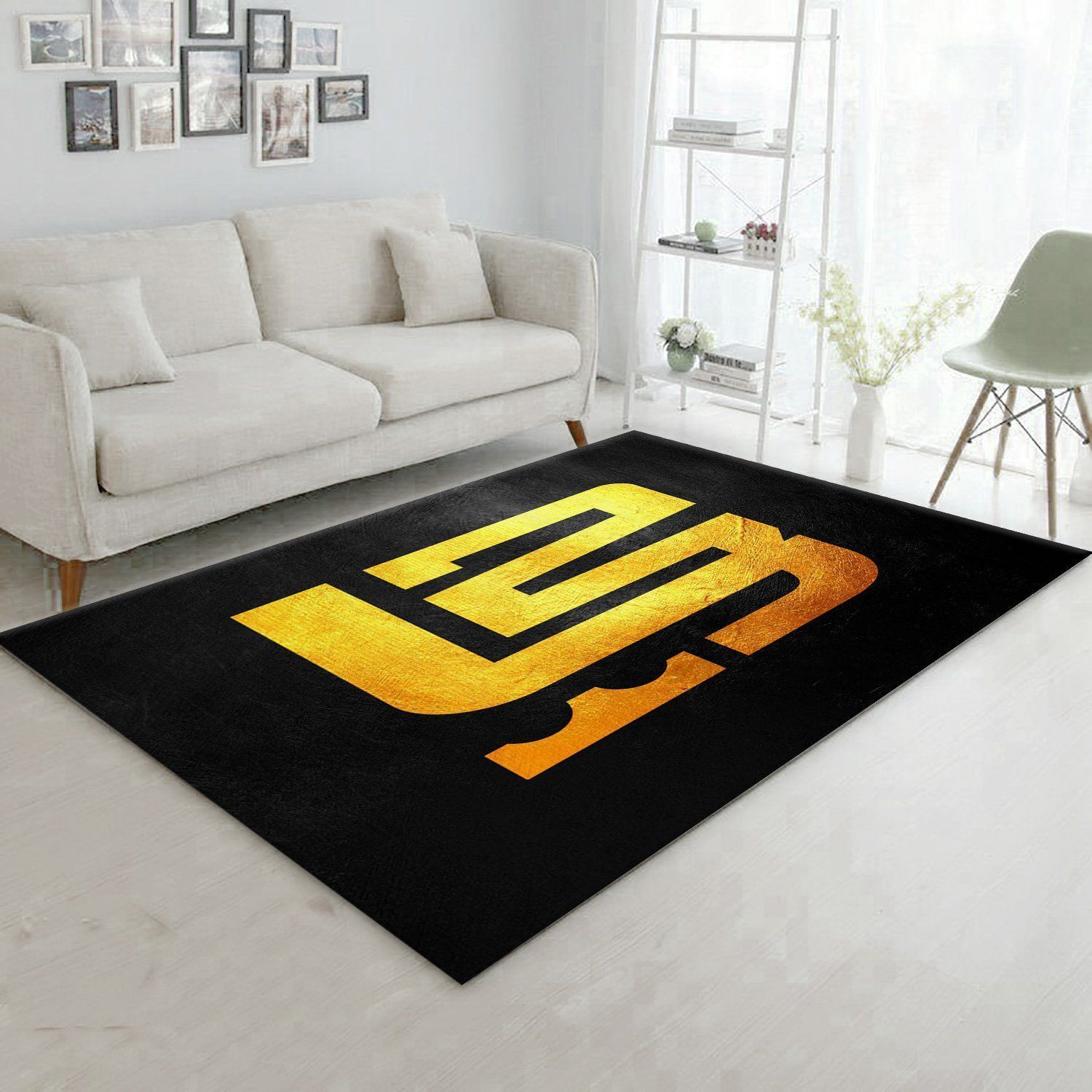 Lebron James Black Gold NBA Team Area Rug, Bedroom, US Gift Decor - Indoor Outdoor Rugs