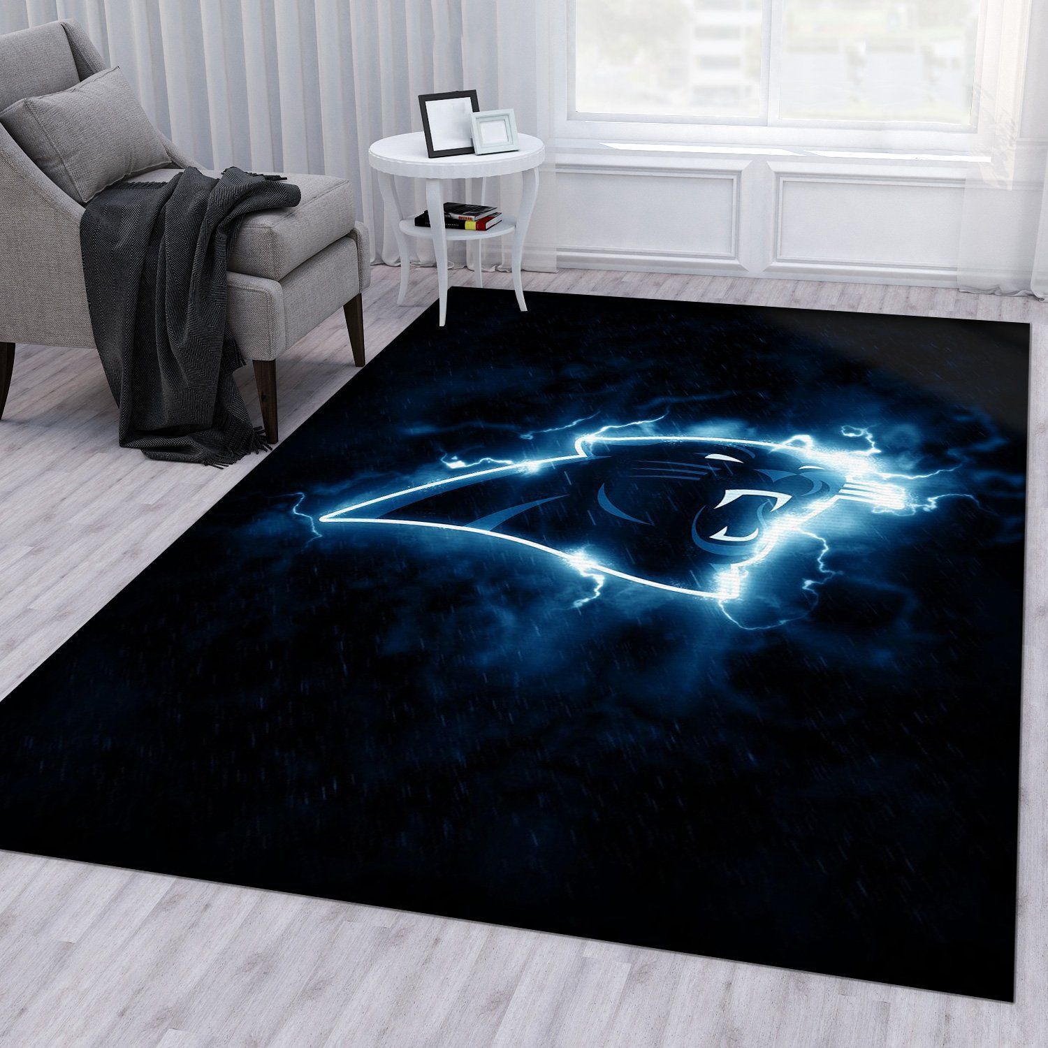 Carolina Panthers NFL Rug Living Room Rug US Gift Decor - Indoor Outdoor Rugs