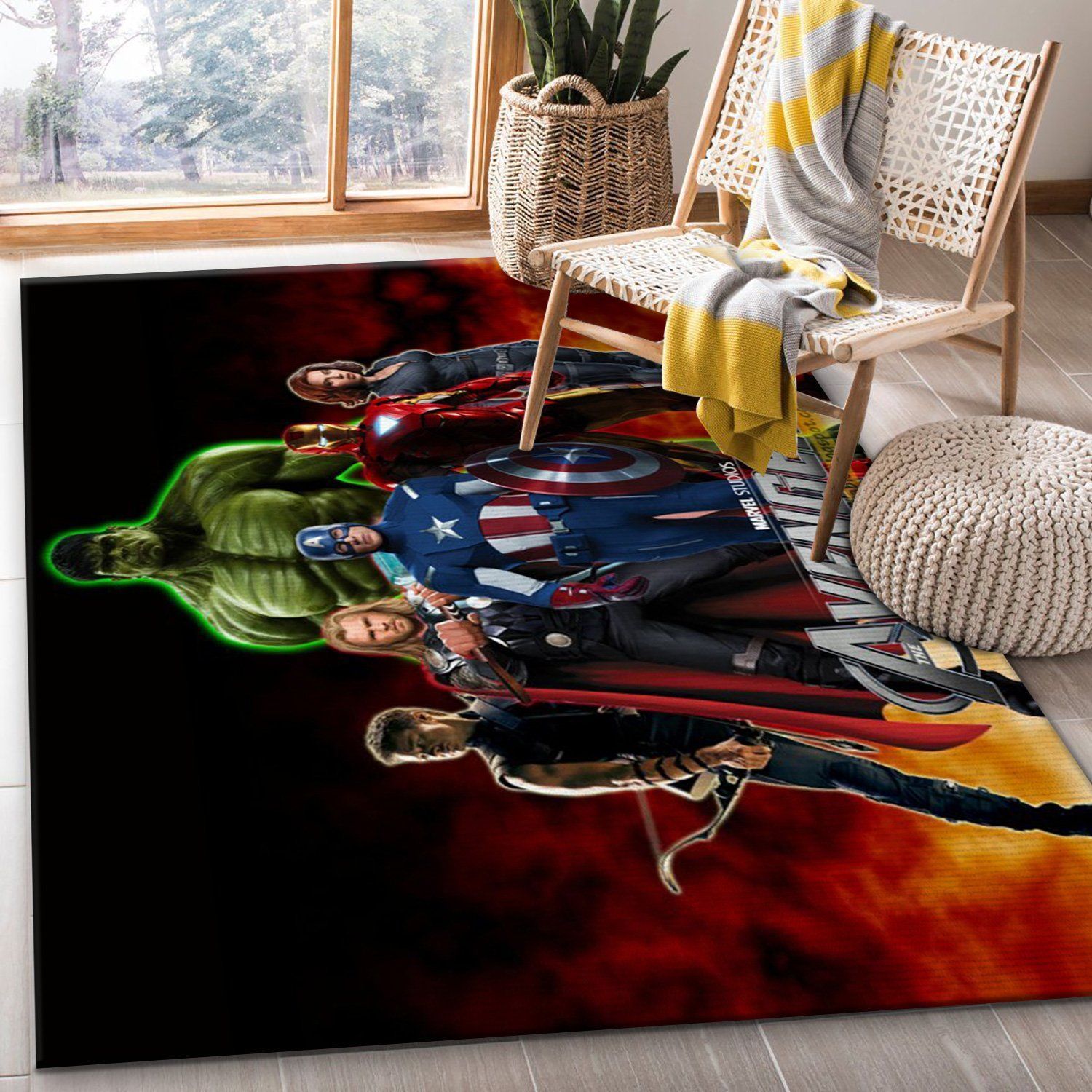 Avenger Ver12 Area Rug For Christmas Living Room Rug Christmas Gift US Decor - Indoor Outdoor Rugs