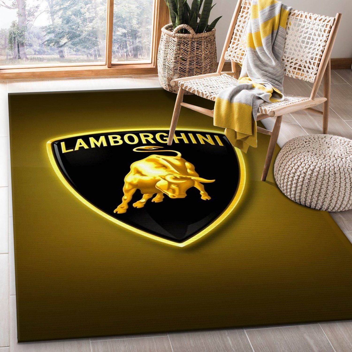 Lamborghini Area Rugs Bedroom Rug Christmas Gift US Decor - Indoor Outdoor Rugs