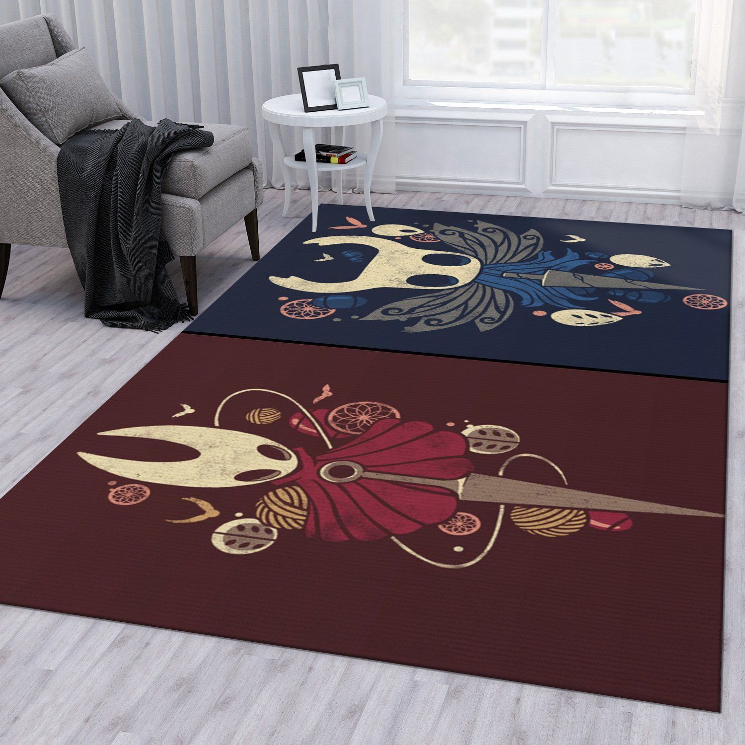 Hollow Knight Ver25 Area Rug Bedroom Rug US Gift Decor - Indoor Outdoor Rugs