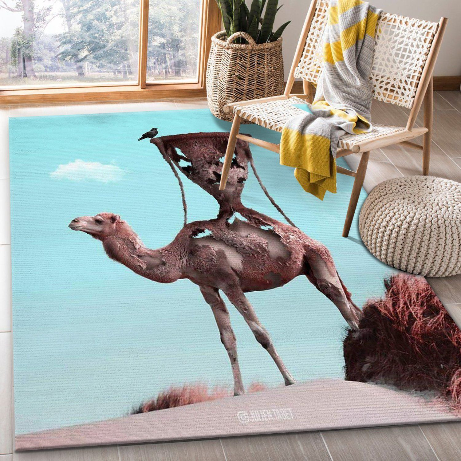 Camel Area Rug Living Room Rug Christmas Gift US Decor - Indoor Outdoor Rugs