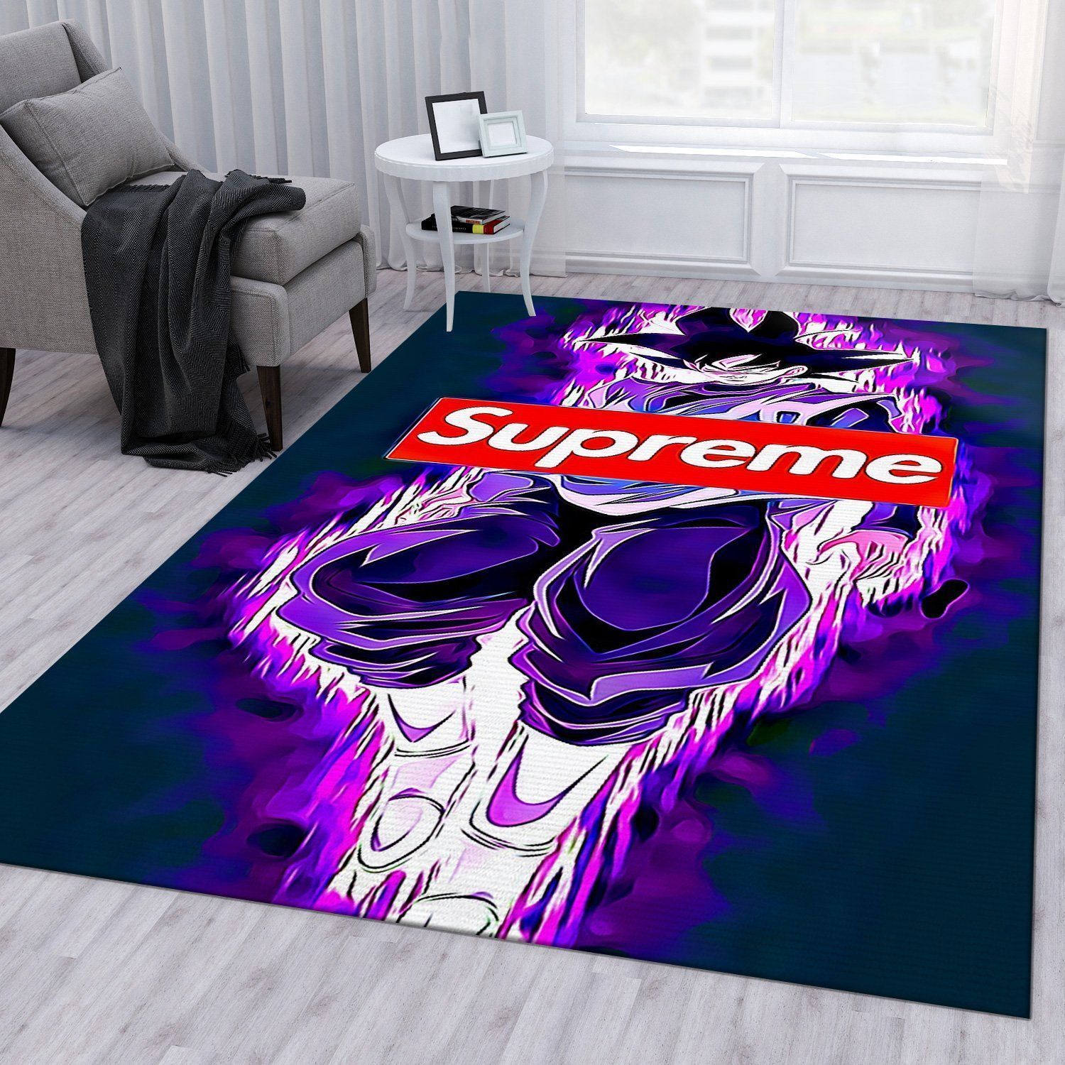 Supreme Dragon Ball Rug Living Room Rug US Gift Decor - Indoor Outdoor Rugs