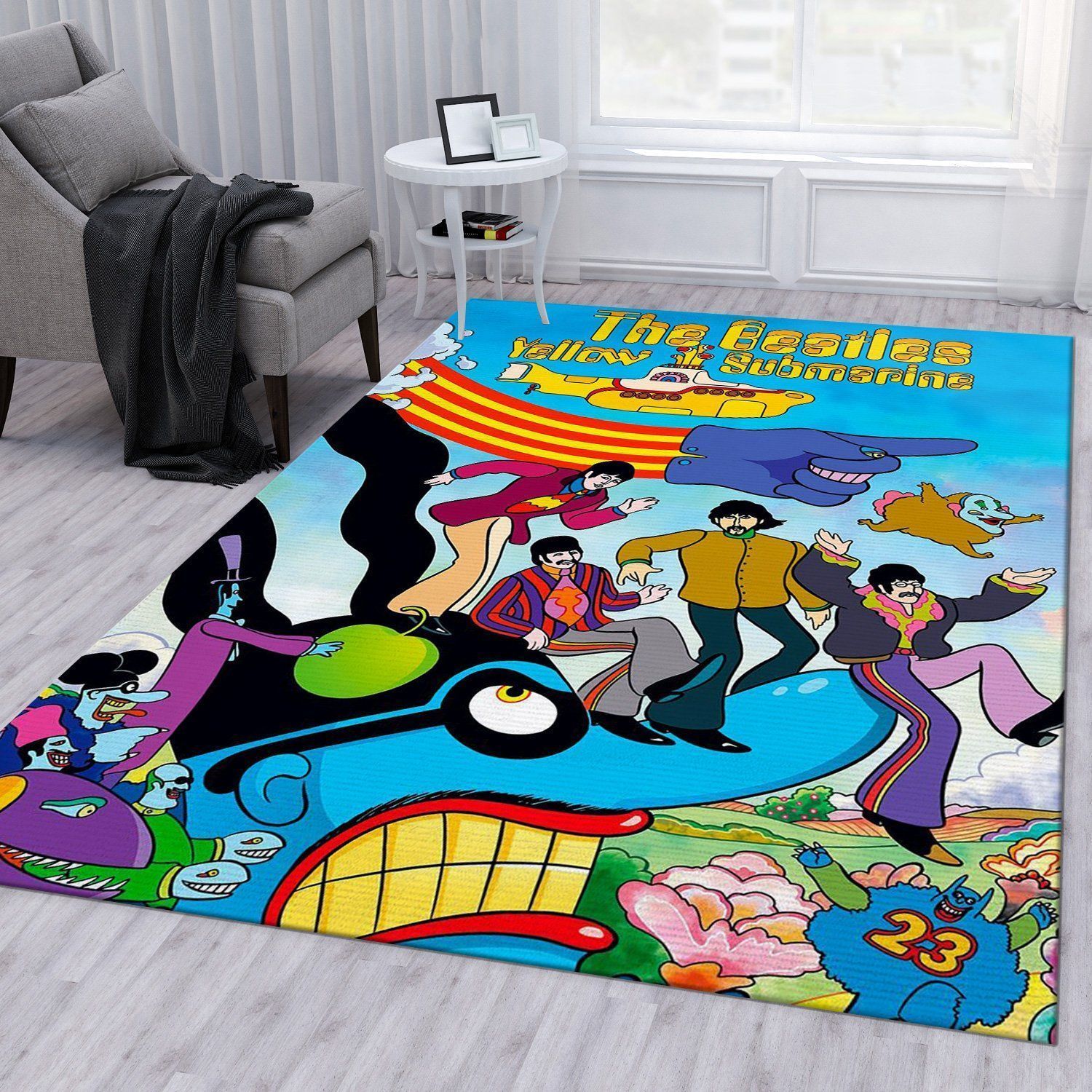 The Beatles Rug Living Room Rug US Gift Decor - Indoor Outdoor Rugs