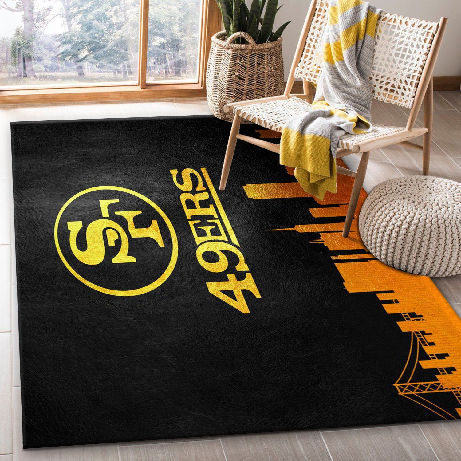 San Francisco 49ers NFL Area Rug For Christmas, Kitchen Rug, Home Decor Floor Decor - Indoor Outdoor Rugs