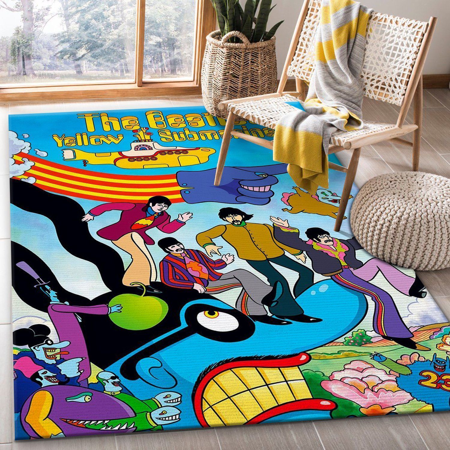 The Beatles Rug Living Room Rug US Gift Decor - Indoor Outdoor Rugs