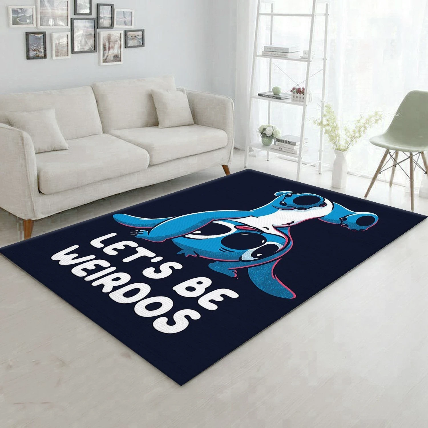 Let S Be Weirdos Area Rug For Christmas, Living room and bedroom Rug, Home Decor - Indoor Outdoor Rugs