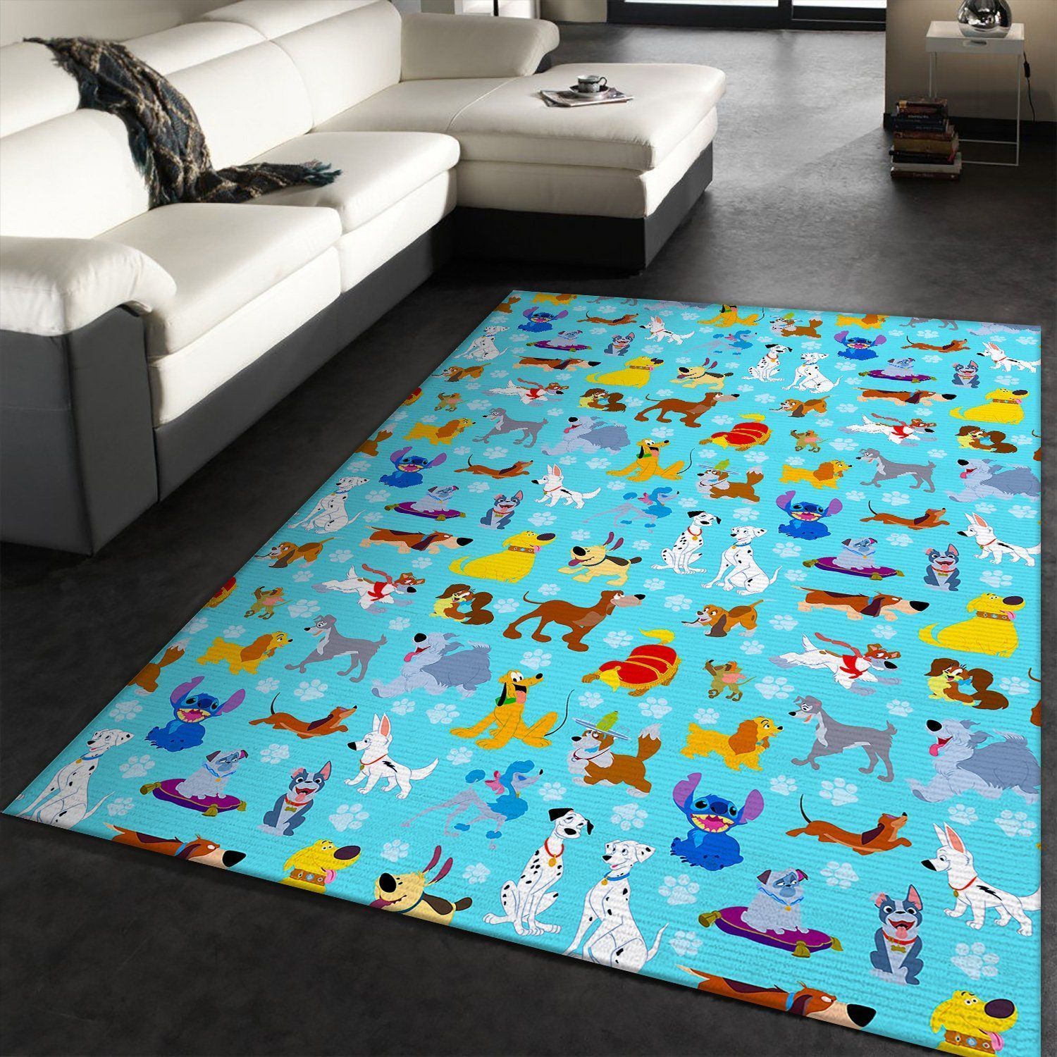 DISNEY DOGS Area rug Living Room Carpet - Indoor Outdoor Rugs