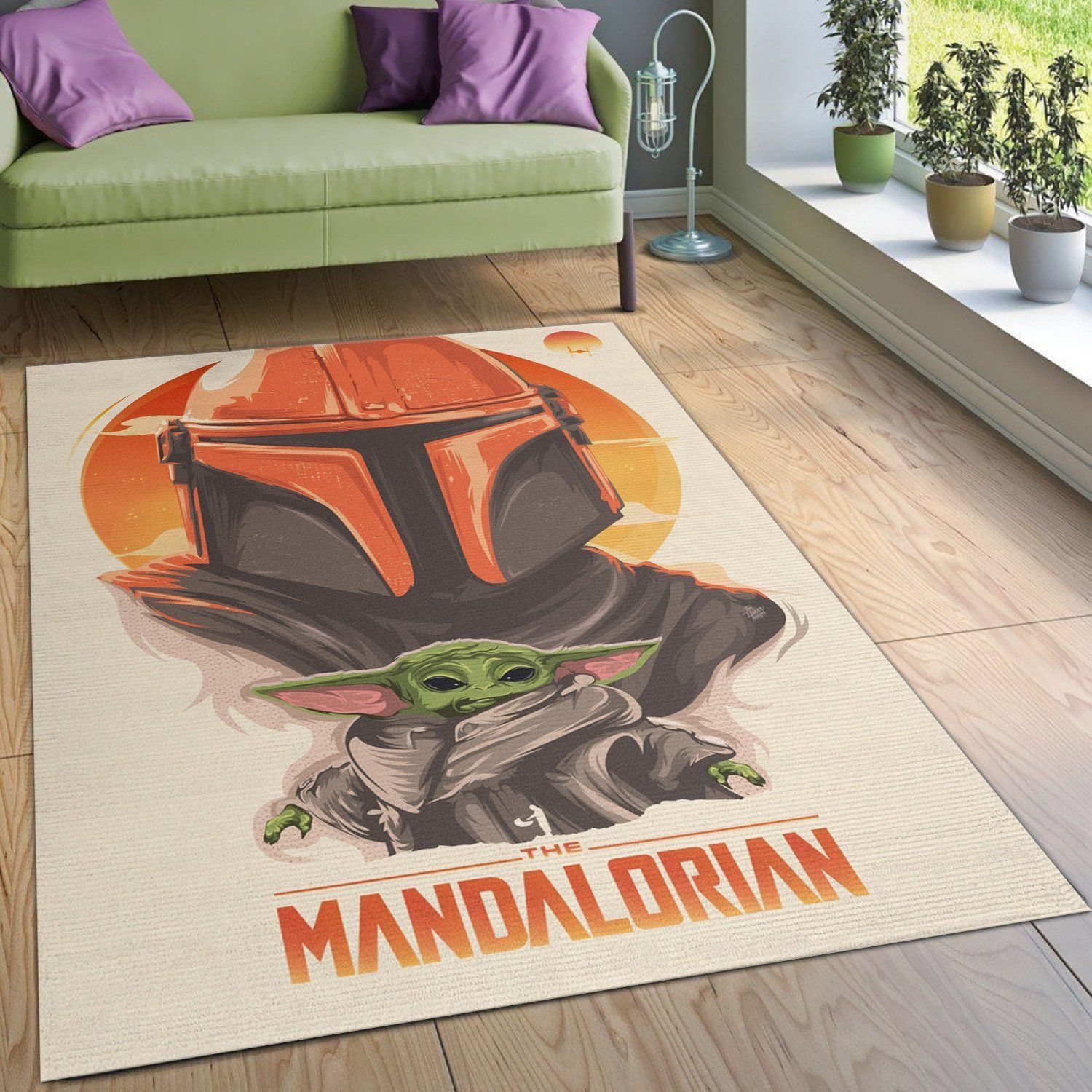 Mandalorian Baby Yoda Ver39 Noel Gift Rug Living Room Rug Home Decor - Indoor Outdoor Rugs