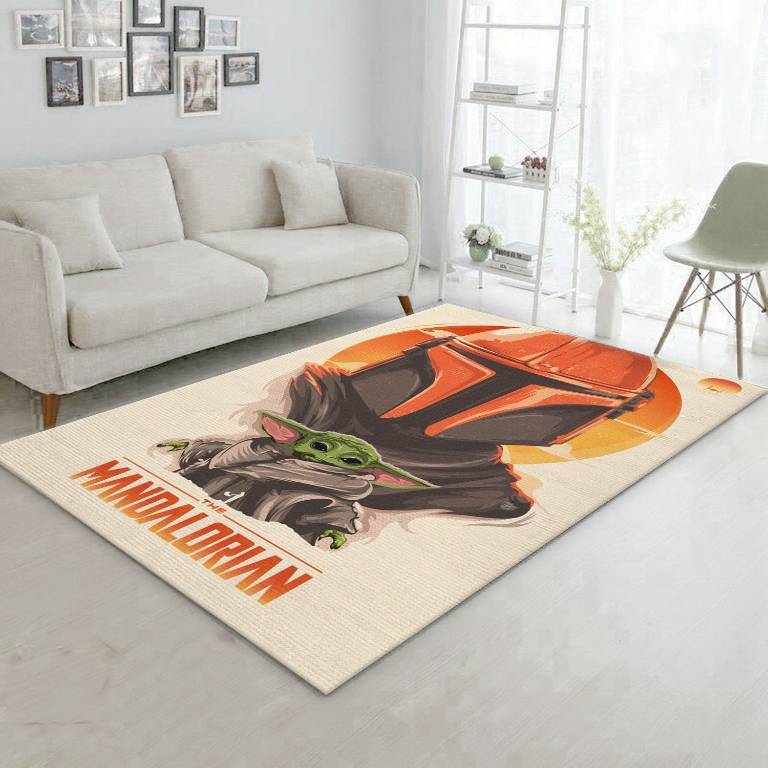 Mandalorian Baby Yoda Ver39 Noel Gift Rug Living Room Rug Home Decor - Indoor Outdoor Rugs