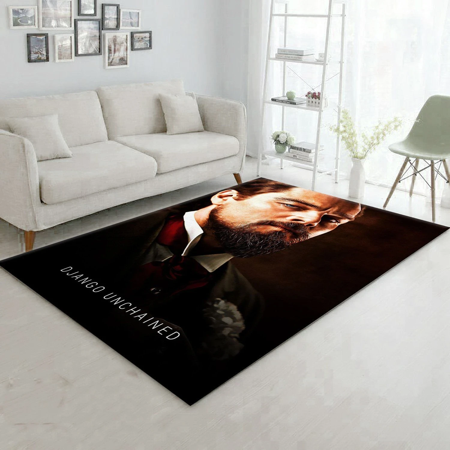 Django Unchained Area Rug Art Painting Movie Rugs US Gift Decor - Indoor Outdoor Rugs