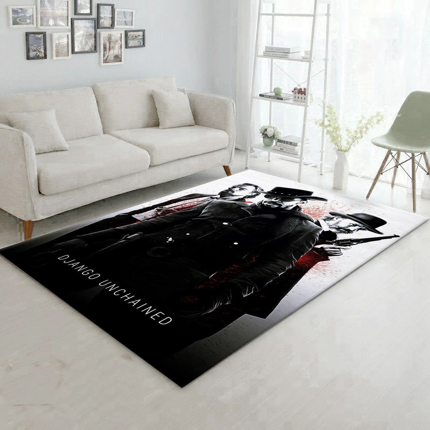 Django Unchained Area Rug Movie Rug Home US Decor - Indoor Outdoor Rugs