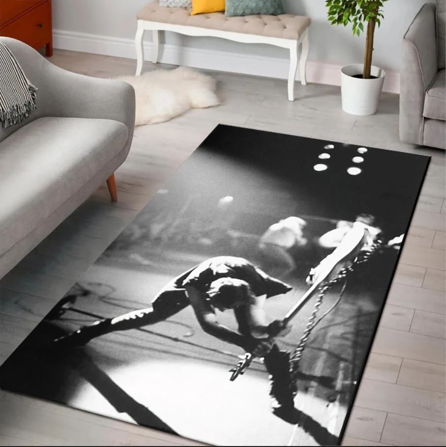 London Calling The Clash Area Rug Rugs For Living Room Rug Home Decor - Indoor Outdoor Rugs