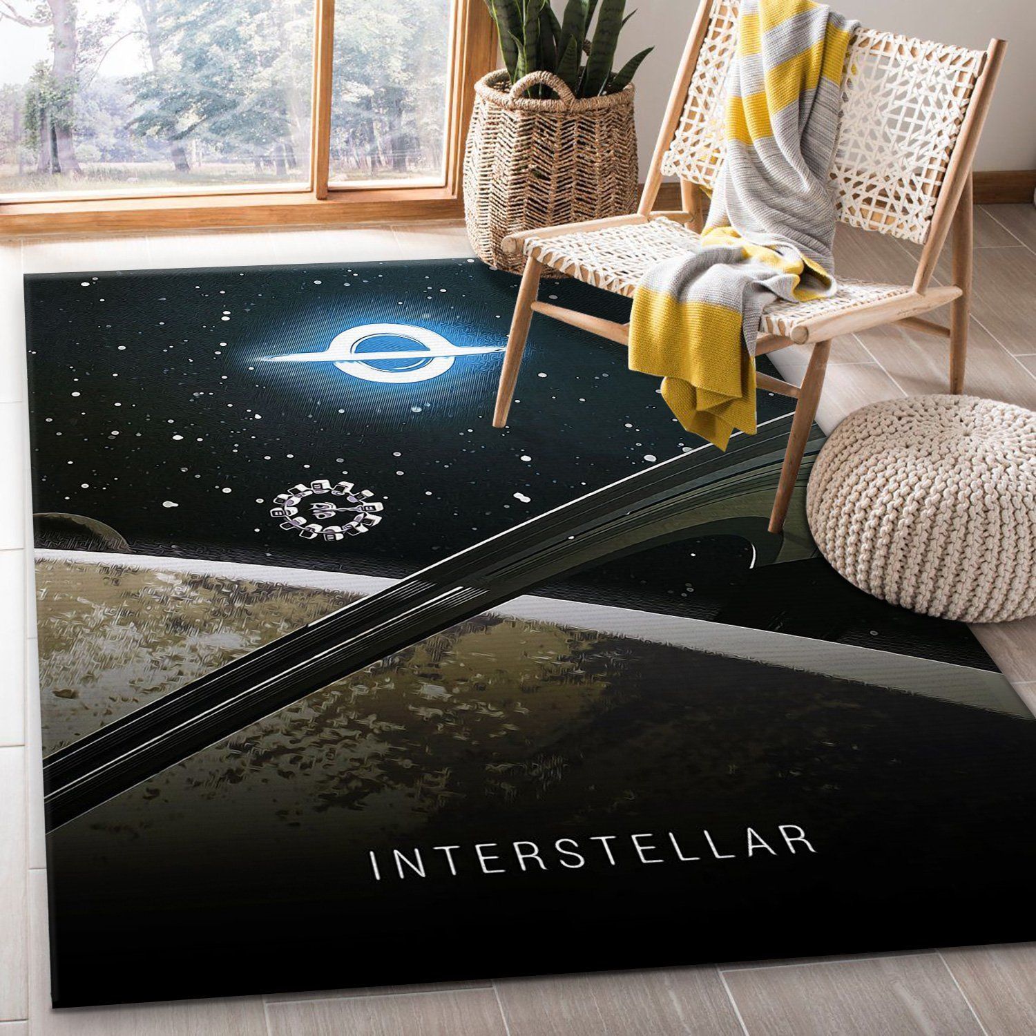 Interstellar Rug Movie Rug Home US Decor - Indoor Outdoor Rugs