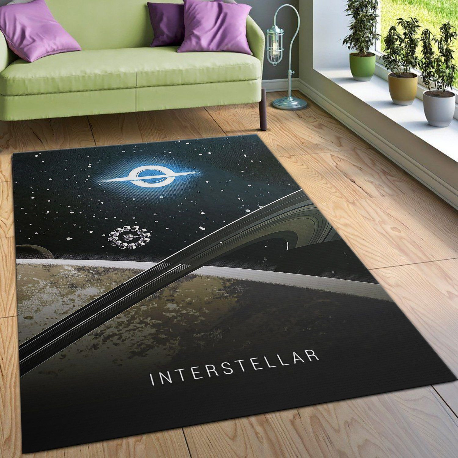 Interstellar Rug Movie Rug Home US Decor - Indoor Outdoor Rugs