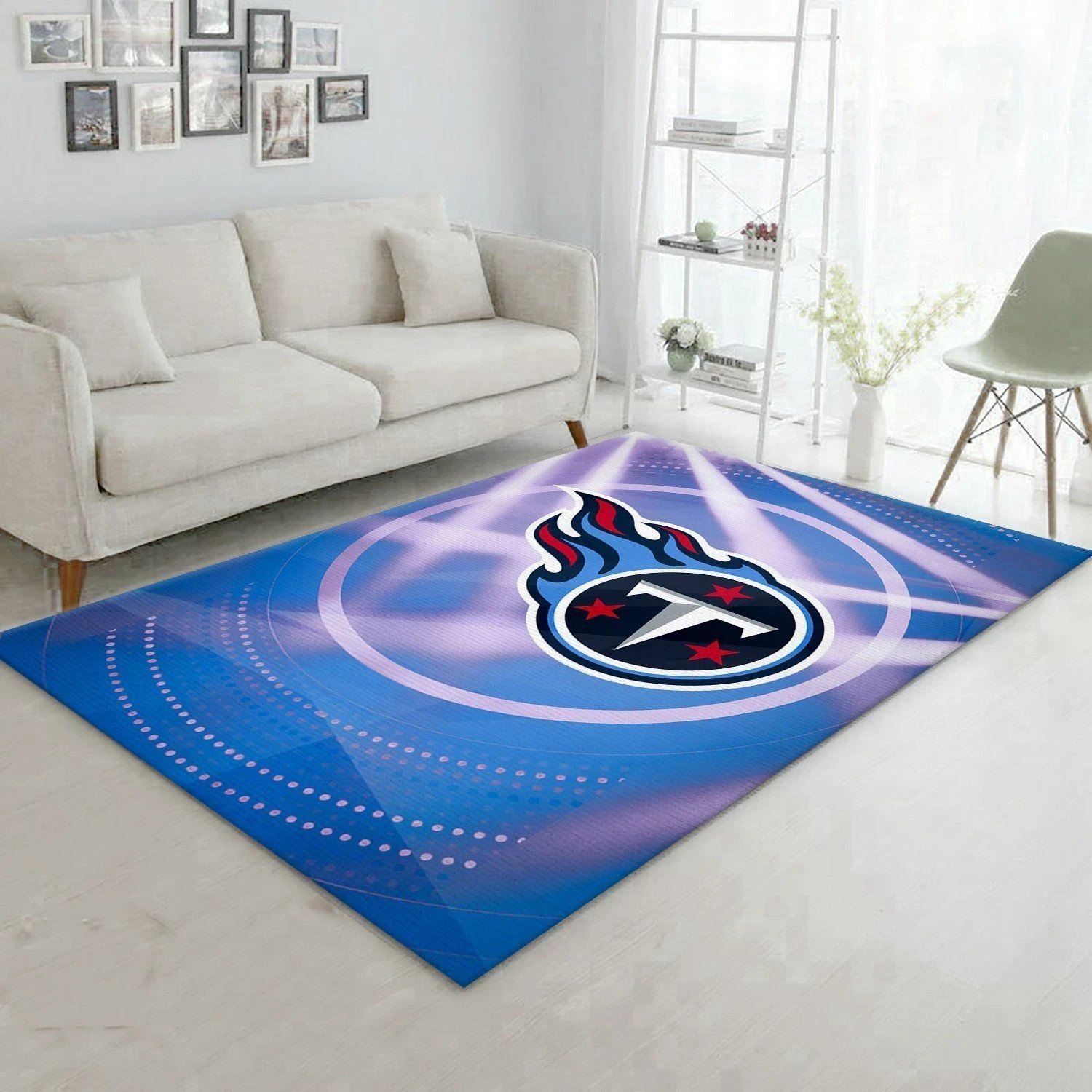 Tennessee Titans NFL Area Rug For Christmas Bedroom Rug Family Gift US Decor - Indoor Outdoor Rugs