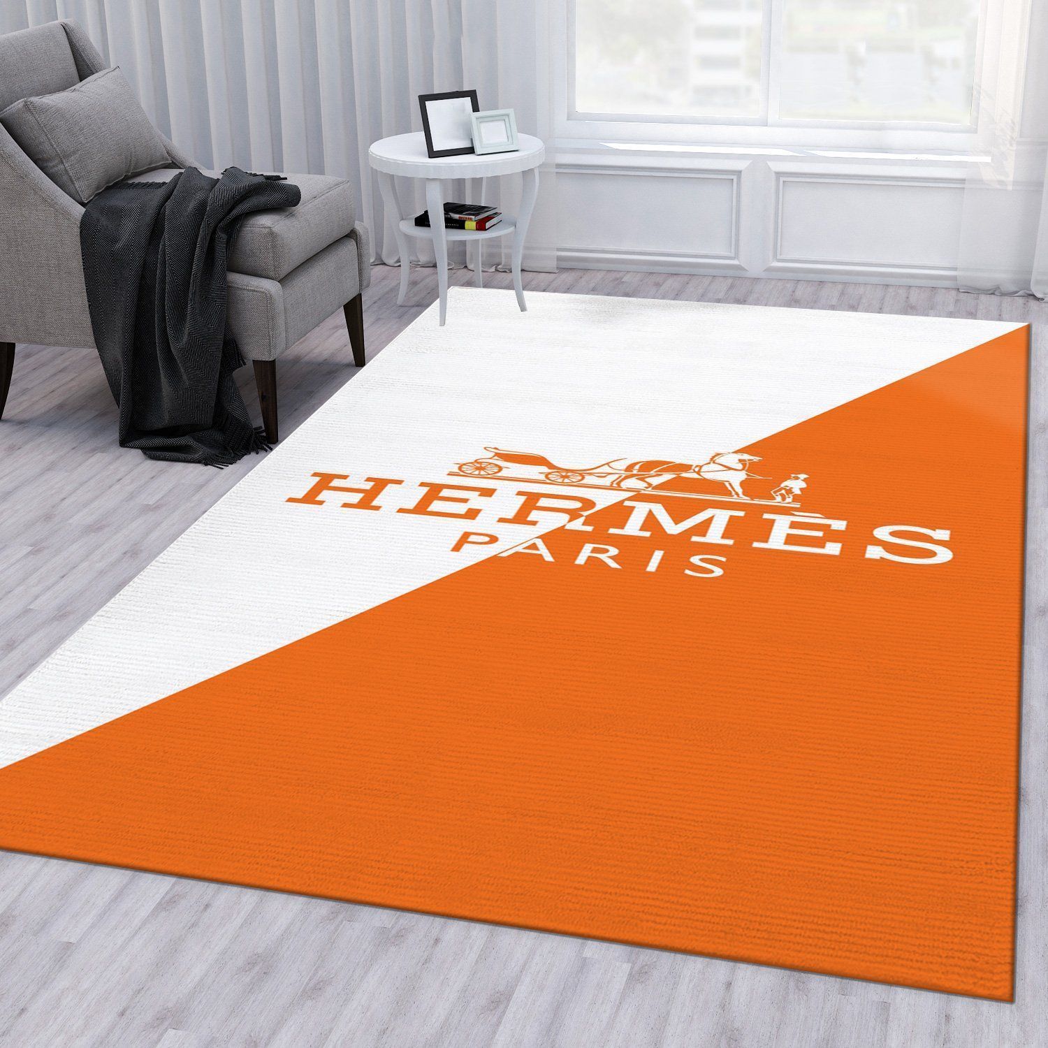 Hermes Ver4 Rug Living Room Rug Family Gift US Decor - Indoor Outdoor Rugs