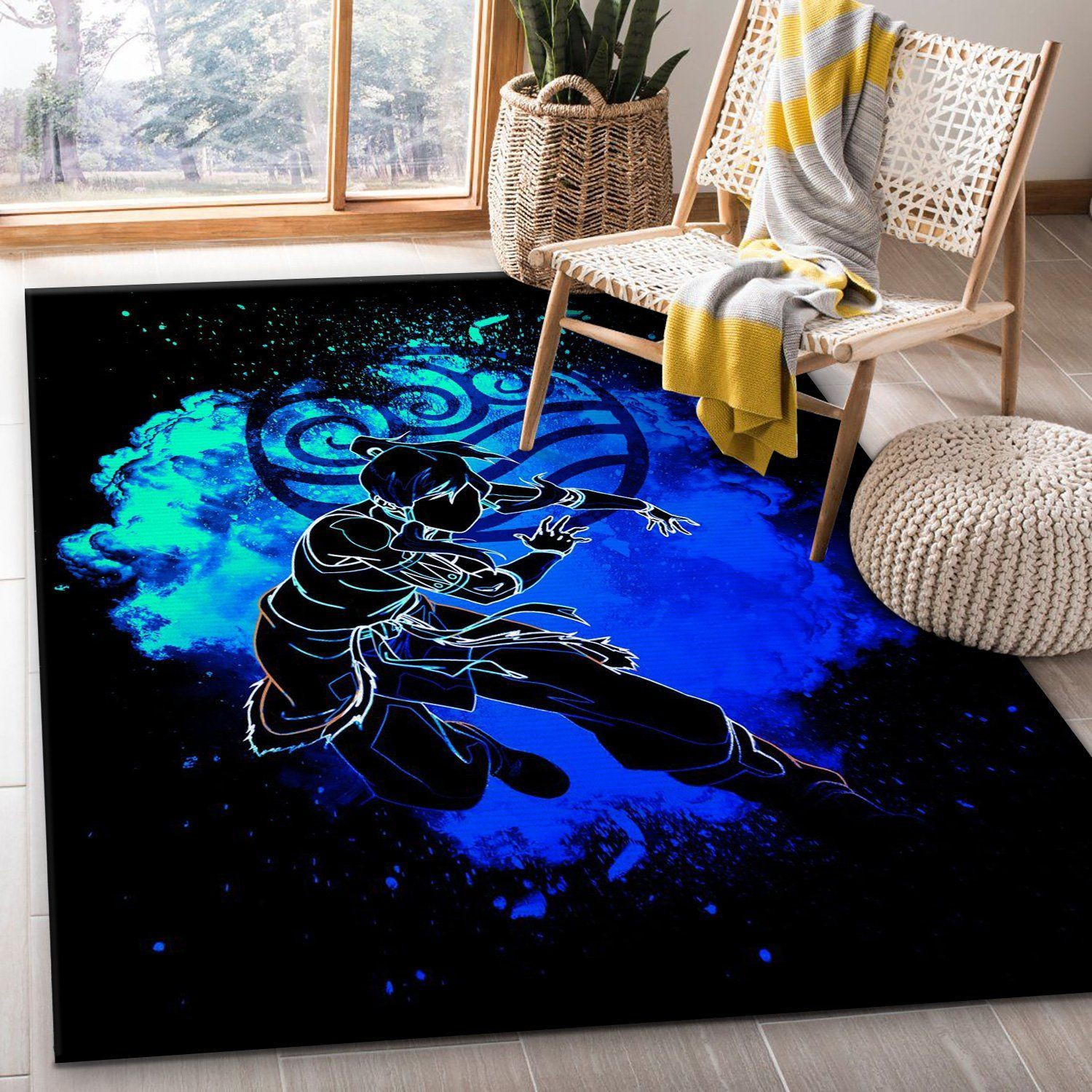 Soul Of The Waterbending Area Rug Carpet, Living room and bedroom Rug, Family Gift US Decor - Indoor Outdoor Rugs