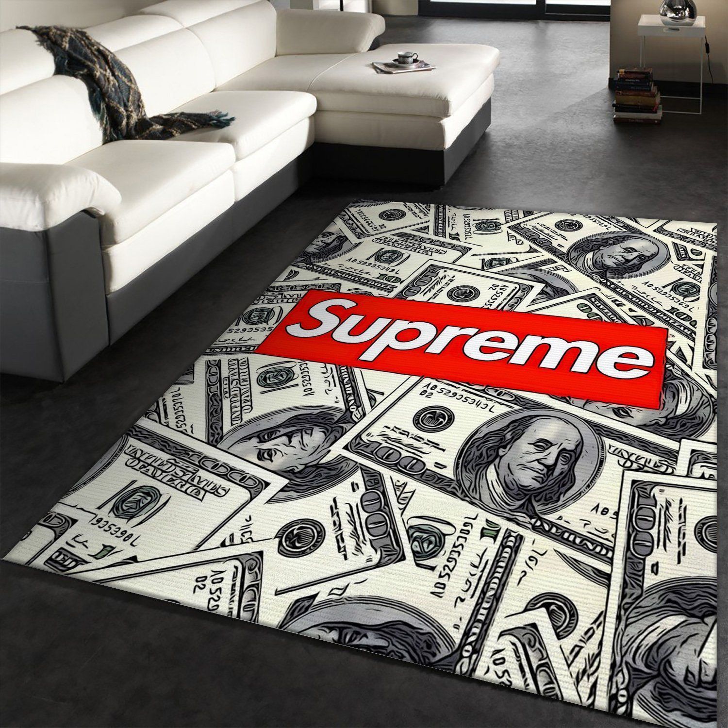 Supreme Area Rug Living Room Rug Christmas Gift US Decor - Indoor Outdoor Rugs