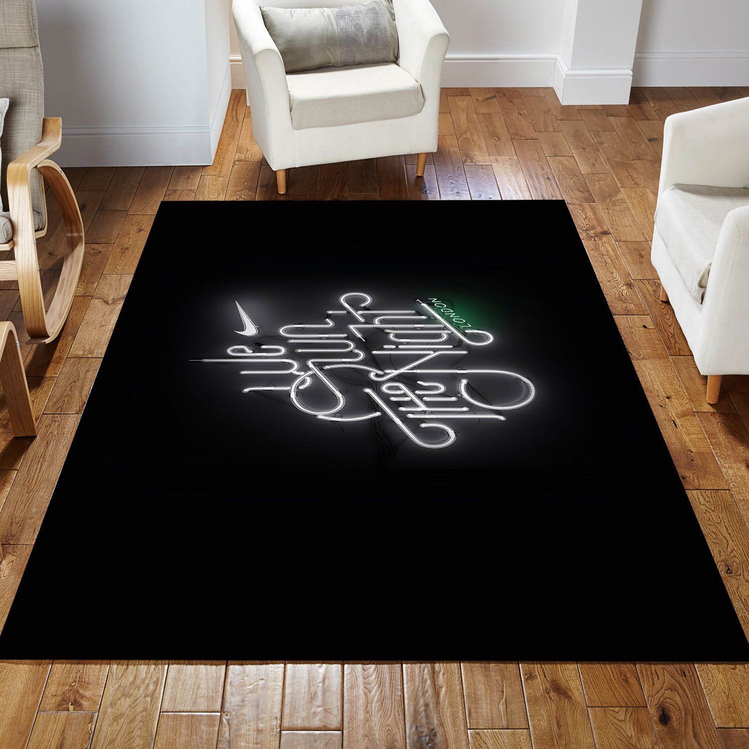 Nike Area Rug For Christmas Living Room Rug Christmas Gift US Decor - Indoor Outdoor Rugs