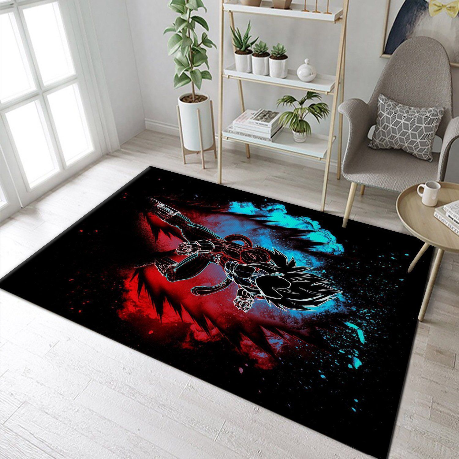 Soul Of The Oozaru Power 2 Area Rug, Kitchen Rug, US Gift Decor - Indoor Outdoor Rugs